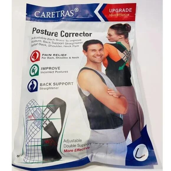Caretas Other - Posture corrector unisex Caretas back support Sz#L adjustable Sealed New